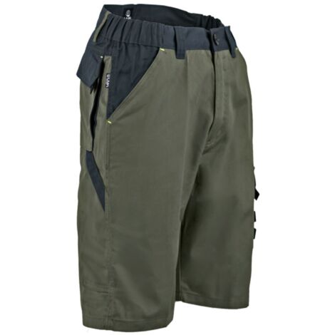 Bermuda homme multipoches olive/vert US LMA - CBA - Couleur Olive/Vert US - Taille Vêtement 40