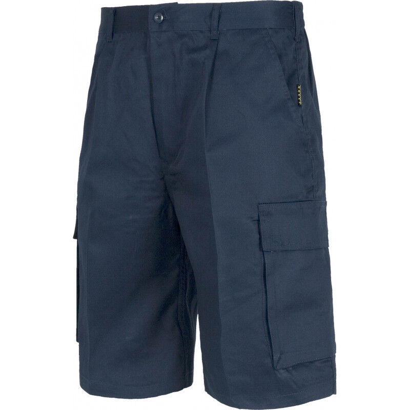

Bermuda industrial multibolsillos B1405 con trabillas | Azul marino - 50 - Workteam