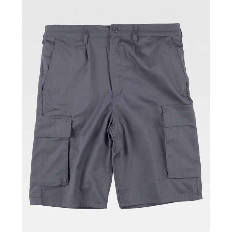 

Bermuda industrial multibolsillos B1405 con trabillas | Gris - 50 - Workteam