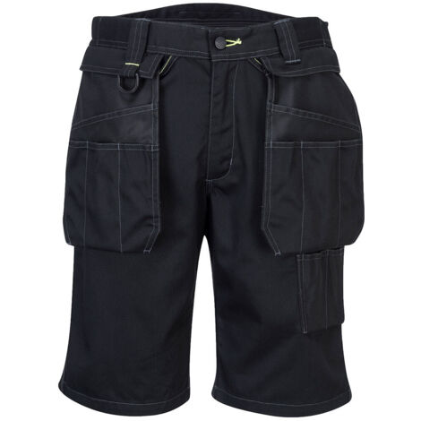 Bermuda PW3 Work couleur : Noir taille 42 - PORTWEST