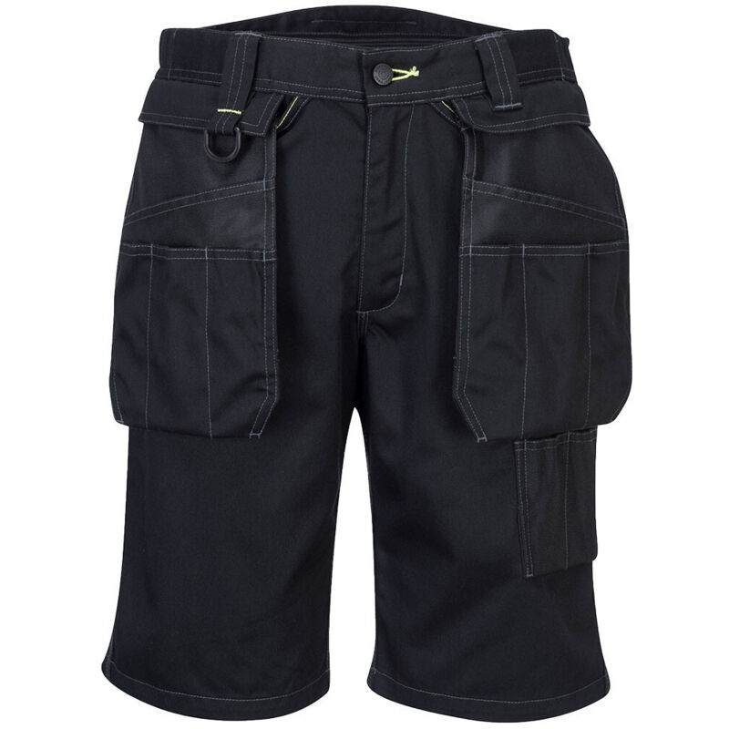 Portwest Bermuda Pw3 Arbeit Schwarz M - Fr(44) - Uk(34)