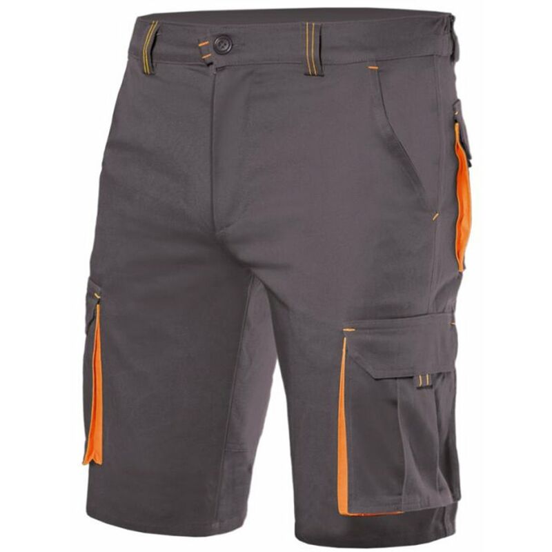 

BERMUDAS STRETCH BICOLOR MULTIBOLSILLOS Gris 52