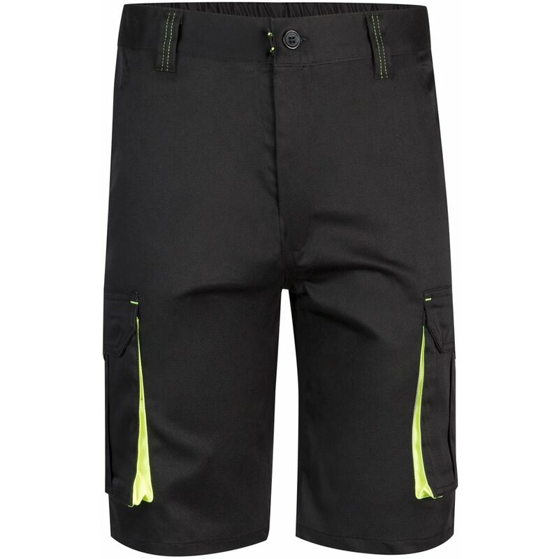 

BERMUDAS STRETCH BICOLOR MULTIBOLSILLOS Negro 34