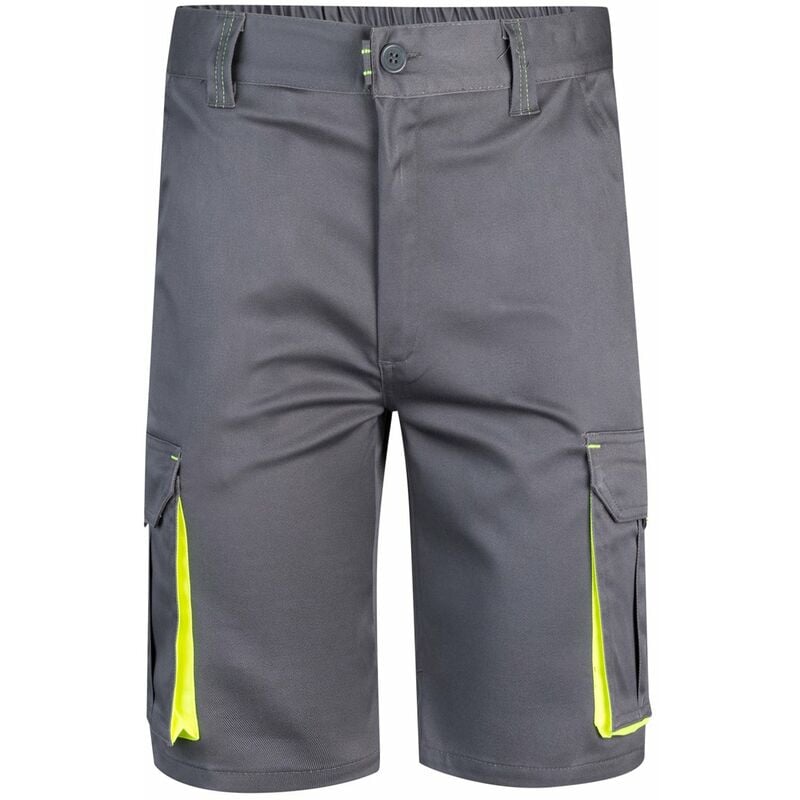 

BERMUDAS STRETCH BICOLOR MULTIBOLSILLOS Gris 38