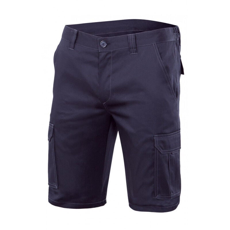 

Bermuda stretch multibolsillos con costura de seguridad Serie 103009S | Azul marino - 48 - Velilla