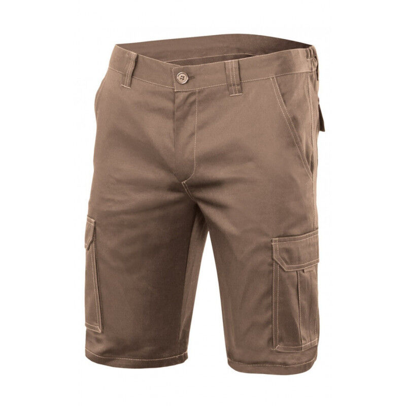 

Bermuda stretch multibolsillos con costura de seguridad Serie 103009S | 44 - Beige arena - Velilla