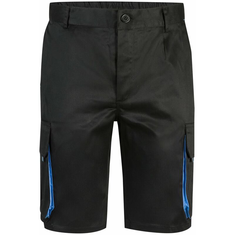 

BERMUDAS BICOLOR MULTIBOLSILLOS Negro 46