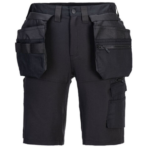 Bermudas de trabajo técnicas DX4 Craft Holster PORTWEST DX451 36 pulgadas Negro