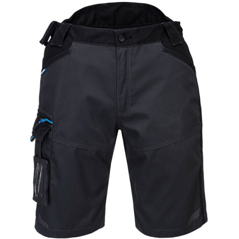 Bermudas WX3: Pantalón Corto de Trabajo Moderno / Gris metálico / 28