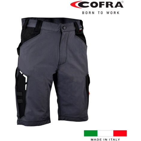 Bermudashorts bortan dunkelgrau schwarz cofra Größe 44