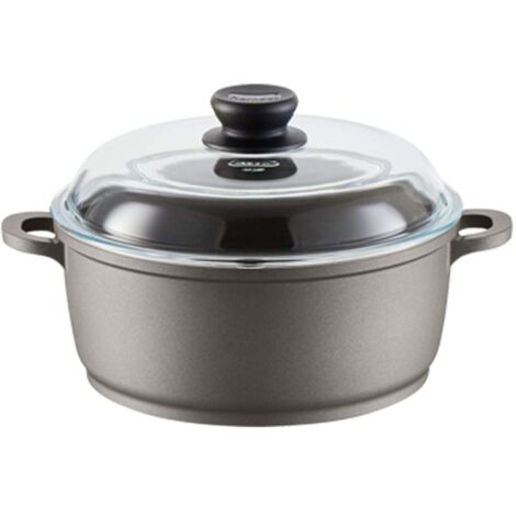 Berndes Bonanza Casseruola con Coperchio 20 cm, Alluminio Pressofuso, Non Induction