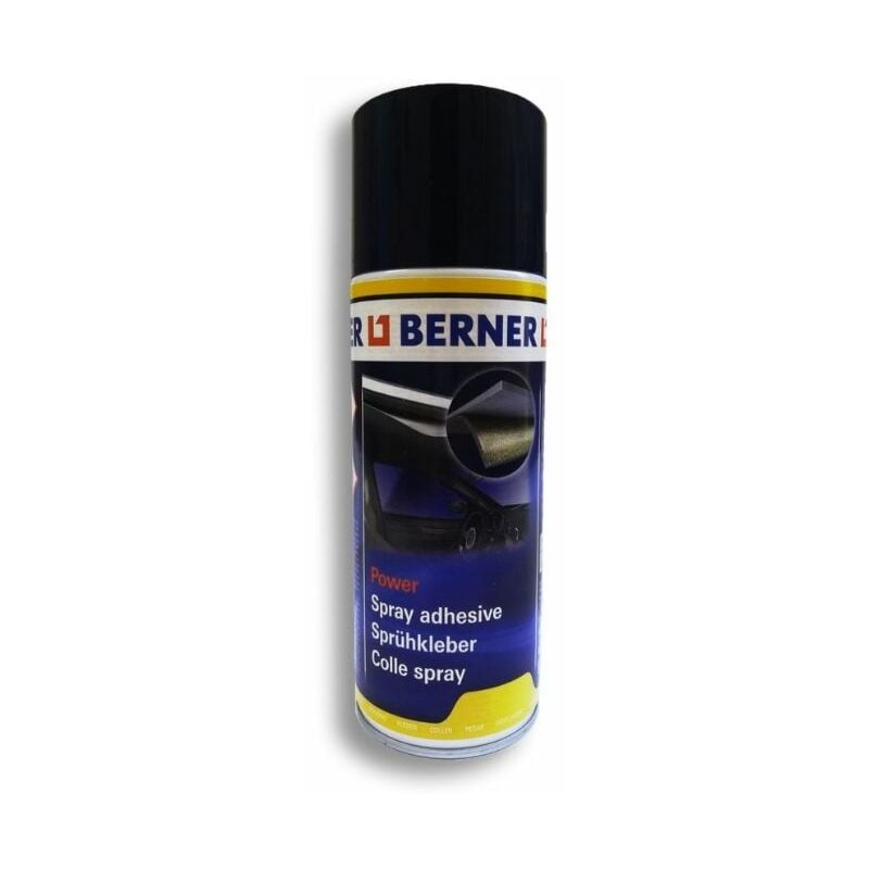 Tendaggimania Berner Colla Spray Resistente alle Alte Temperature per Ecopelle,Tessuti,gommapiuma,Metalli,Legno