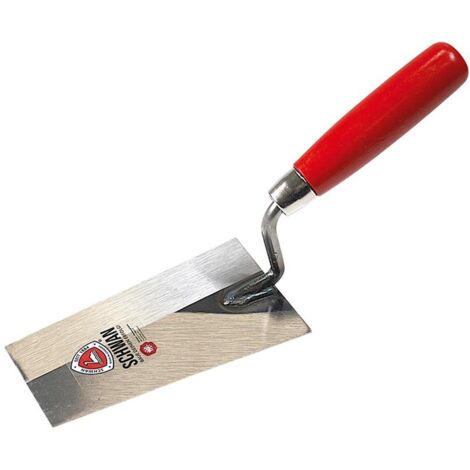 Berner Putzkelle L.140mm B.80mm gehärtet,m. Buchenholzheft STA