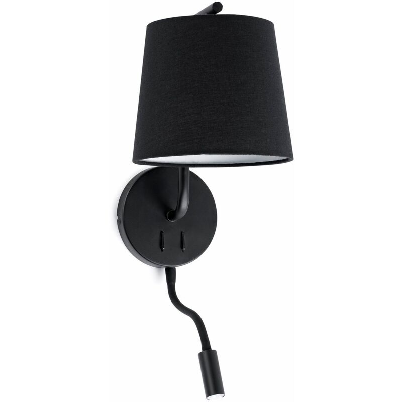 

BERNI Aplique de pared con lector 29330 - NEGRO MATE