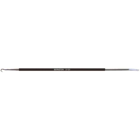Bernstein 2-131 Gancio a molla in acciaio nichelato 220 mm
