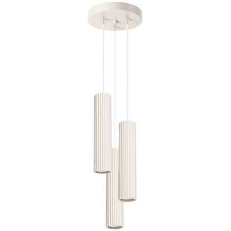 Bernstein 3 GU10 Hängelampe Beige Alu Lumilo 15.819.95
