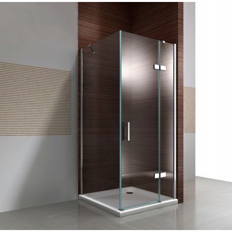 BERNSTEIN - Cabina doccia con porta girevole a sinistra - 80x80x195cm - DX403 Installazione a sinistra	Apertura della porta a sinistra, 80 cm, 80 cm