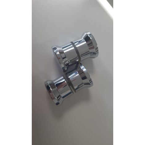 BERNSTEIN - Douche en niche en verre véritable avec Nano protection  NT218 - hauteur 195 cm - largeur sélectionnable 80 cm