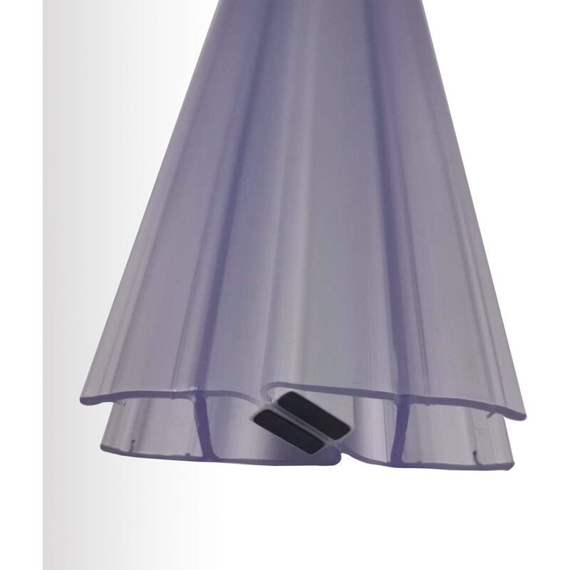 Joint de douche magnétique pour cabine de douche portes pliantes, verre épaisseur 6mm - 195cm - Bernstein
