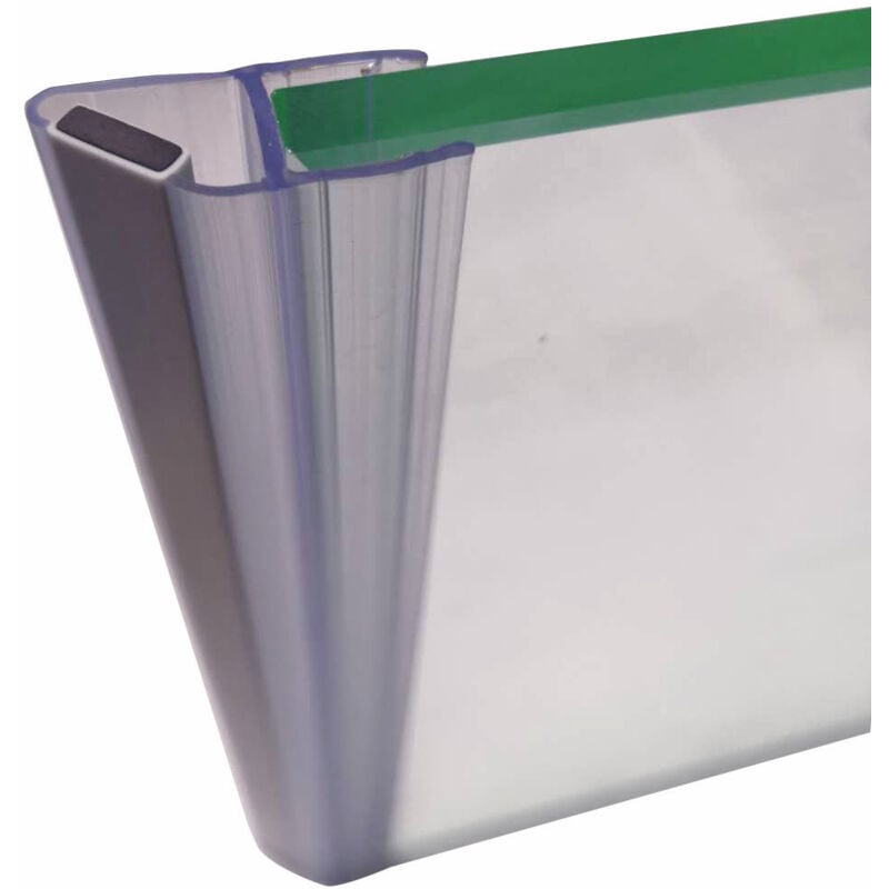 Joint de douche magnétique pour cabine, vitre, paroi et porte de douche verre épaisseur 8mm - Longeur 190cm - Bernstein