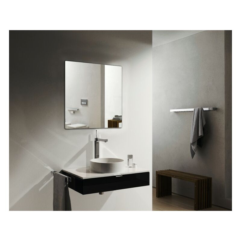 Bernstein - Miroir mural rectangulaire en aluminium pour la salle de bain - 2137 - largeur sélectionnable 168x70cm