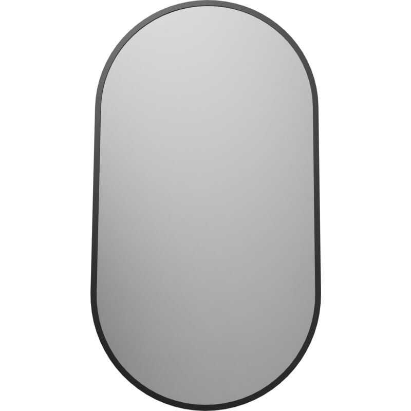 Bernstein - Miroir oval éclairage led, détecteur de mouvements, anti-buée, cadre aluminium - 8144-2.0 - 55x100cm