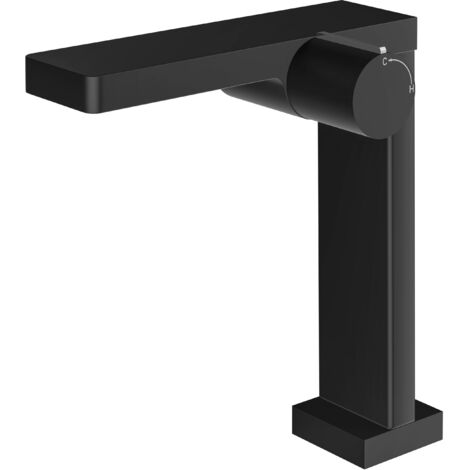 BERNSTEIN - Miscelatore alto nero per lavabo o bacino NT3220B