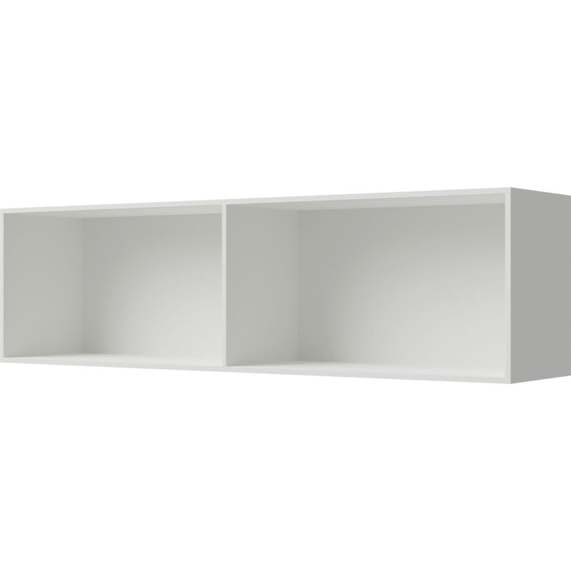 Bernstein - Niche Murale Douche Blanche Fonte minérale étagère Rangement Douche Salle de Bain encastrable BA2520 - H.25 x P.20cm - Taille au choix