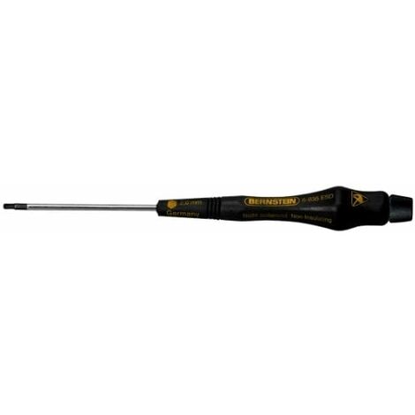 BERNSTEIN OUTILS MÂLE 6 PANS AVEC MANCHE ANTISTATIQUE 2,0 MM MANCHE 6635
