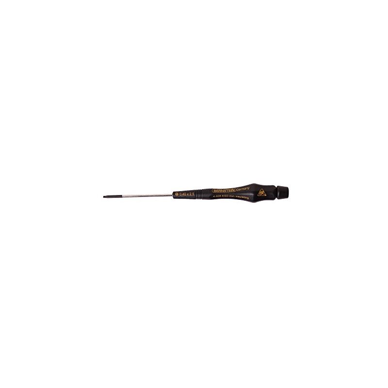 Bernstein tournevis 50 x 2,5 mm avec manche antistatique 4-606