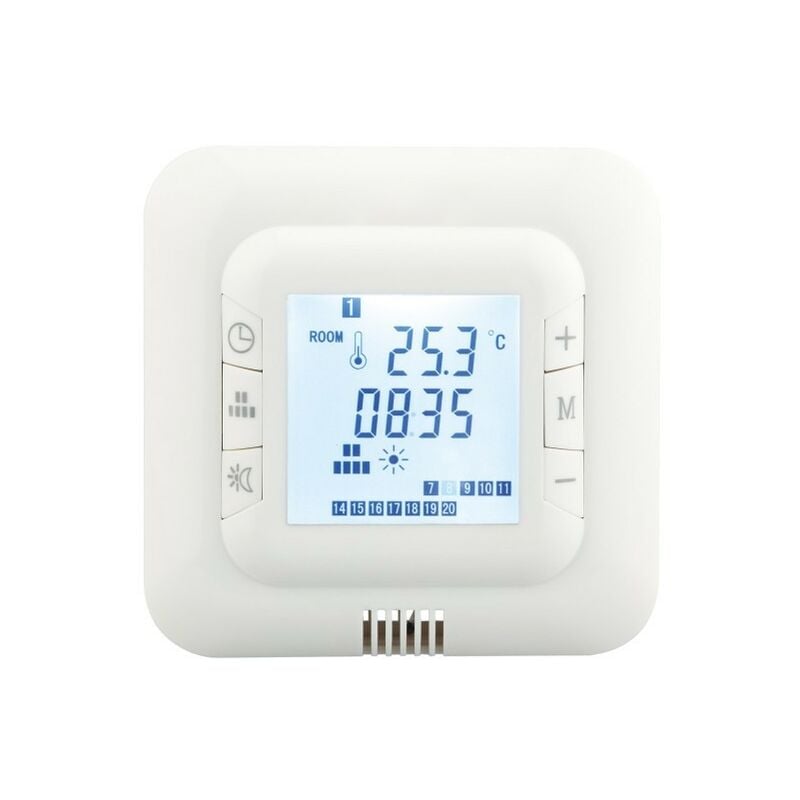 Bernstein - Thermostat pour chauffage au sol électrique avec écran - HT-01