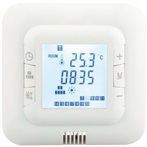 Chauffage au Sol électrique Thermostat BTC70 Interrupteur Marche/Arrêt  Capteur de température au Sol 3 m : : Bricolage