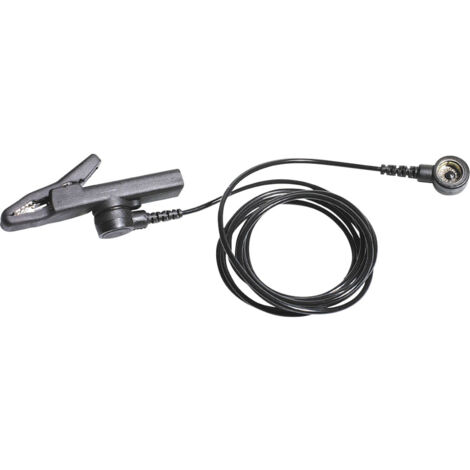 Bernstein Tools 9-343 ESD-Erdungskabel   1.50 m Druckknopf 10 mm, Krokodilklemme
