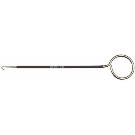 BERNSTEIN Tools for Electronics 2-133 Uncinetto a molla con anello