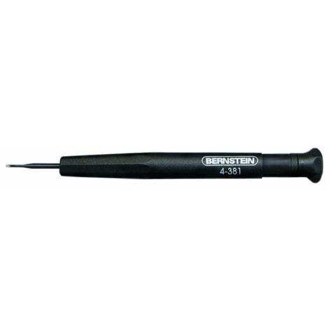 Bernstein Tools for Electronics 4-380-10 Uhrmacher-Schraubendreher   Klingenbreite: 1 mm