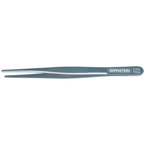 Bernstein Tools for Electronics 5-036  Präzisionspinzette   Stumpf, fein 145 mm