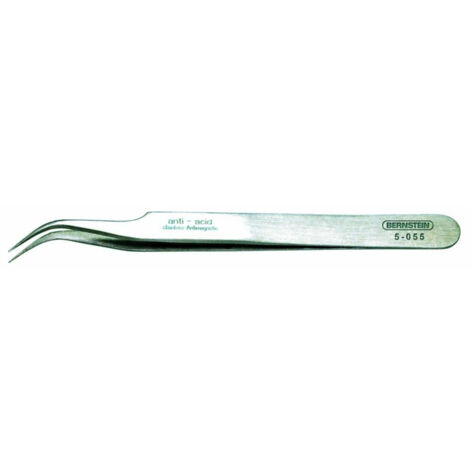 Bernstein Tools for Electronics 5-055  SMD-Pinzette  7a SA Sichelspitze, Super-spitz 120 mm
