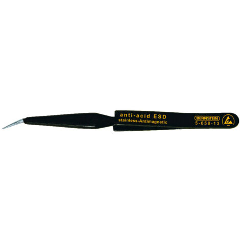 Bernstein Tools for Electronics 5-058-13  SMD-Pinzette  31b SA Spitz, gebogen 120 mm