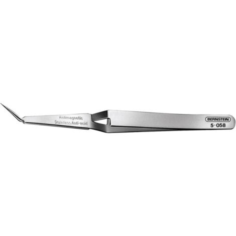 Bernstein Tools for Electronics 5-058  SMD-Pinzette  31b SA Spitz, gebogen 120 mm