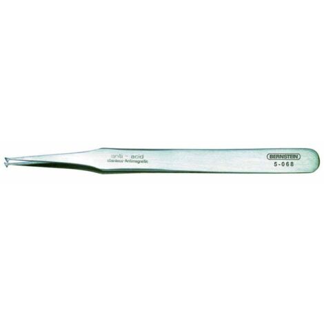 BERNSTEIN Tools for Electronics 5-068 Pince brucelle CMS 13 SA arrondie 120 mm
