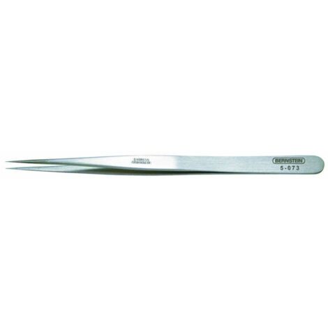 Bernstein Tools for Electronics 5-073  SMD-Pinzette  SS SA Super-spitz, schmal 140 mm