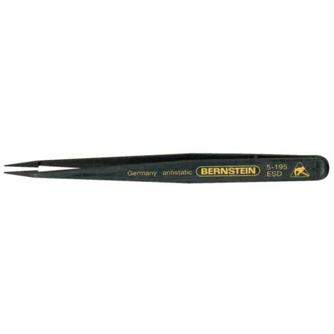 Bernstein Tools for Electronics 5-195 Pinzetta di precisione NK7 Acuminate, a gradini 120 mm