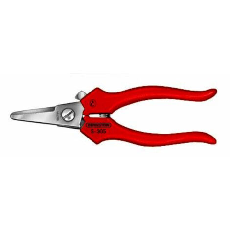 Bernstein Tools for Electronics 5-305  Kombischere  140 mm Rot