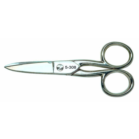 Bernstein Tools for Electronics 5-308  Telefonschere, Kabelschere  125 mm Silber
