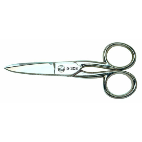 Bernstein Tools for Electronics 5-308  Telefonschere, Kabelschere  125 mm Silber
