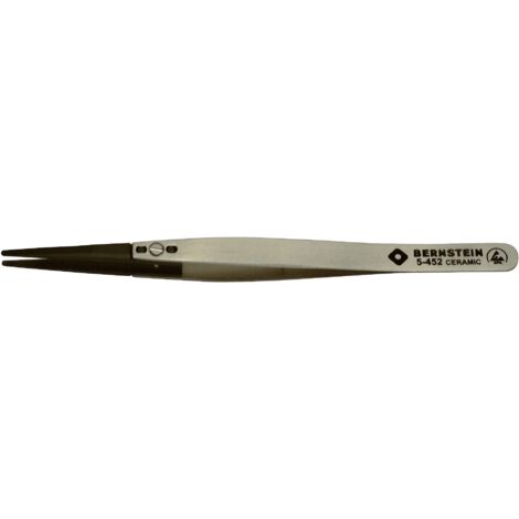 BERNSTEIN Tools for Electronics 5-452-0 Pince brucelle avec pointe remplaçable