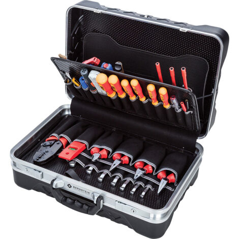 Bernstein Tools for Electronics  6750 Elektriker Werkzeugkoffer bestückt 55teilig (L x B x H) 470 x
