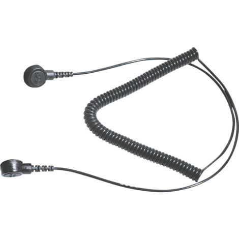 Bernstein Tools for Electronics 9-342-2 ESD-Erdungskabel   2.40 m Druckknopf 3 mm, Druckknopf 10 mm