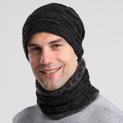 Marca: AnJuHoPaAnJuHoPa Scaldacollo in pile termico per uomo berretto invernale da donna tubo elastico antivento sciarpa ad anello per donna sciarpa unisex 