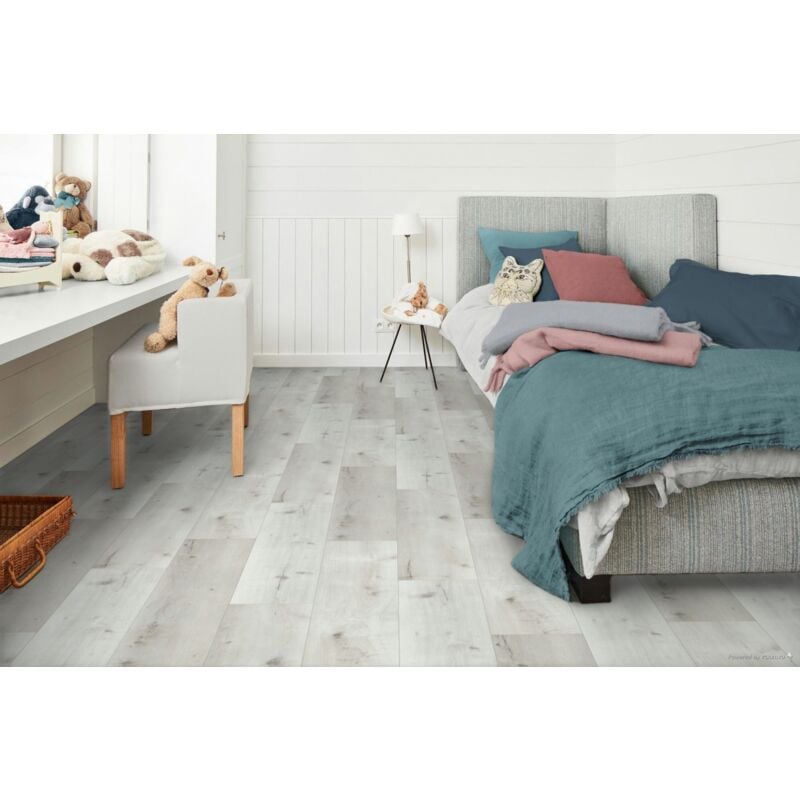 Berry Alloc Lames Vinyles Spirit Pro Click Comfort 55 - Country White Grey - réf. 60001434 - 1511 x 228 x 5,5 mm